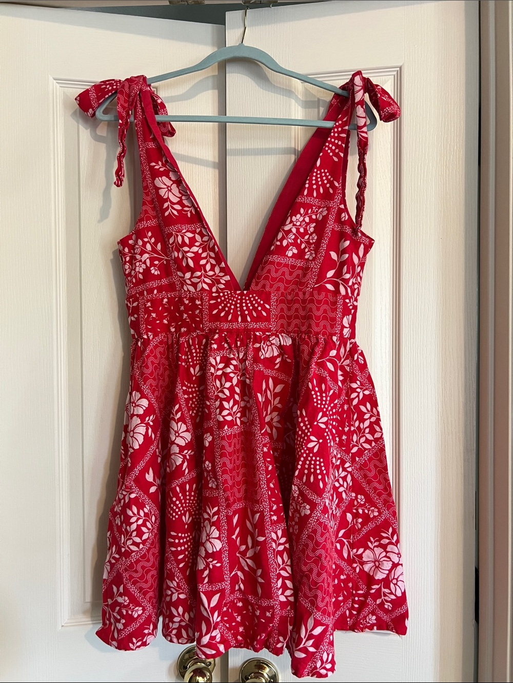 House of Harlow 1960 Tie-Shoulder Sundress - Picture 6 of 10